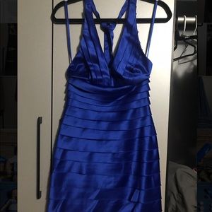 Cobalt layered dress